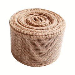 DIY Christmas Ribbon Hemp Iron Wire Edge Webbing 1.96ft