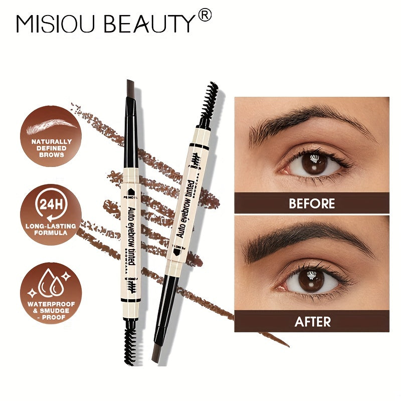 Triangular Head Eyebrow Pencil Ultra Slender Waterproof Sweatproof Eyebrow Pen