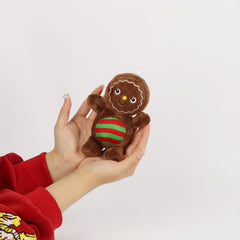 6" Gingerbread Man Toy Plush Stuffed Doll Christmas Tree Decoration