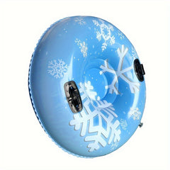 Winter Ski Ring PVC Sled Wear Resistant Coldproof Inflatable Skiing Tube