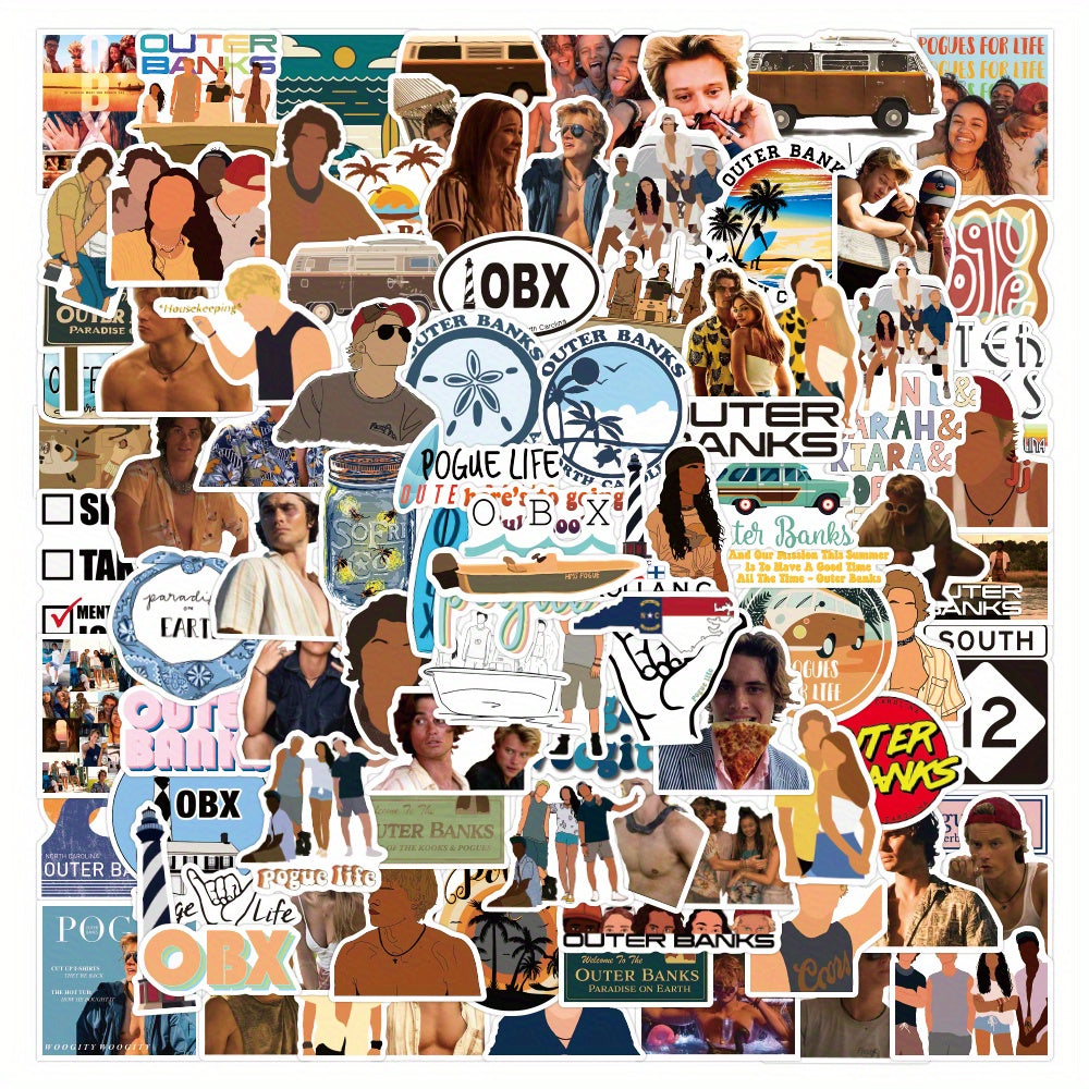 101pcs Waterproof Vinyl Party Stickers for Phone Laptop