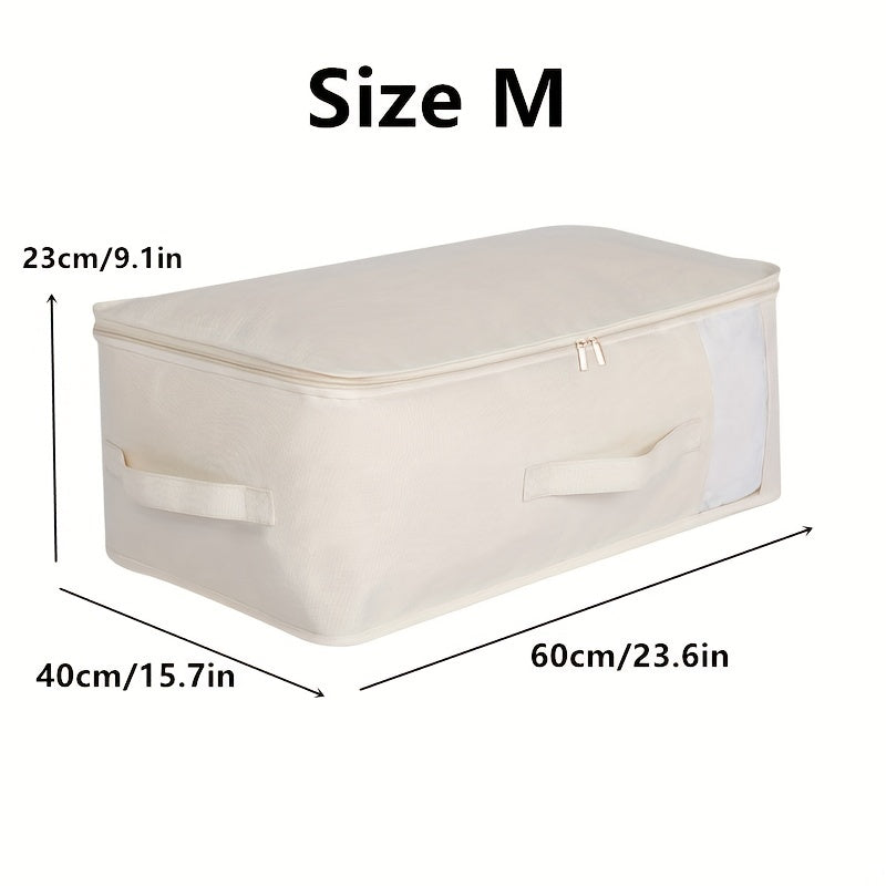 Foldable Quilt Clothes Storage Bag Clothing Packing Bag With Handle