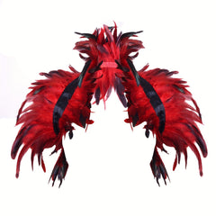 Feather Chest Harness Belt Halloween Hollow Out Body Suspenders