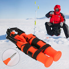 Winter Ice Breaking Pick Portable Emergency Gear For Ice Fishing