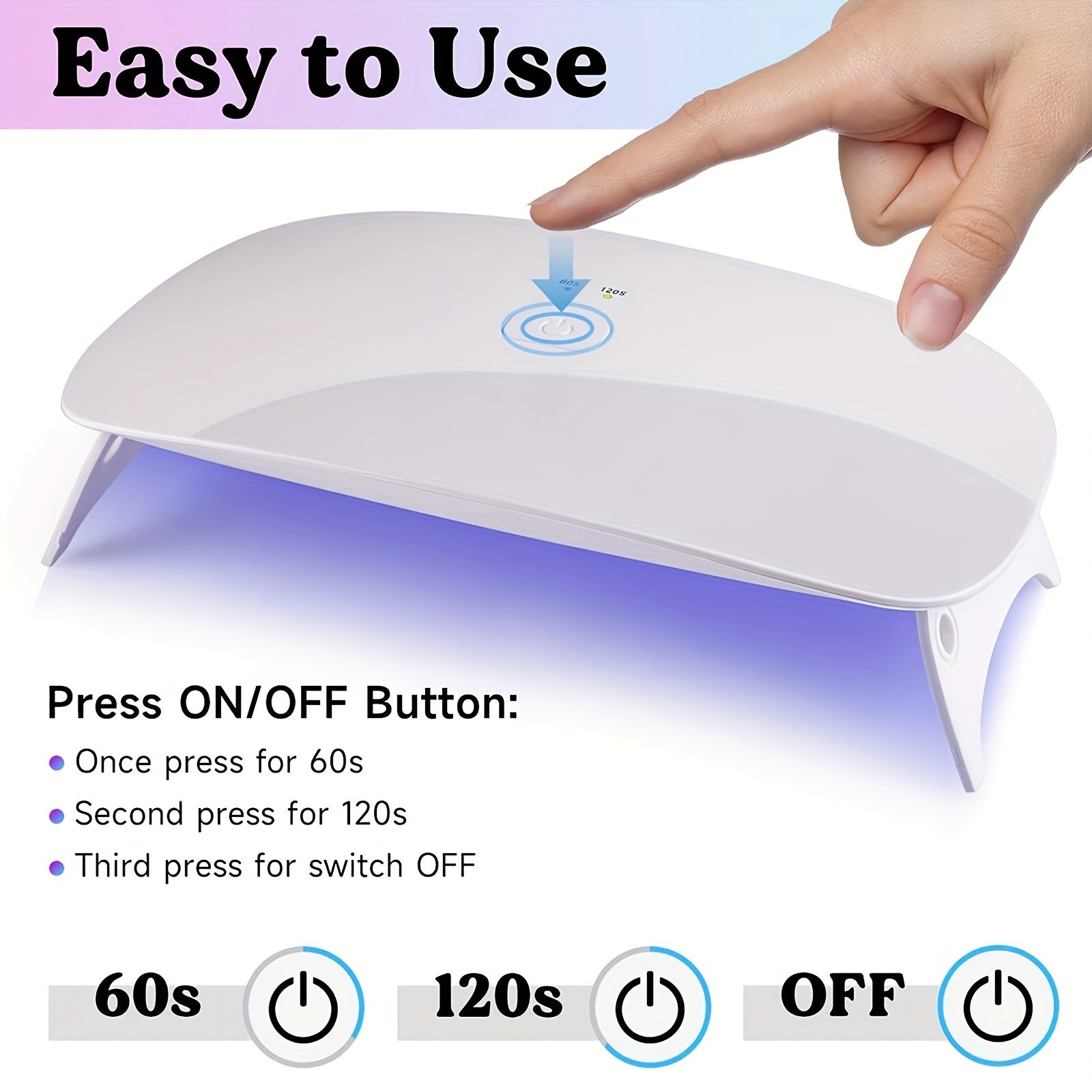 Large Portable UV Resin Curing Lamp