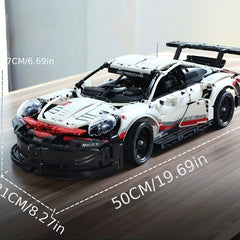 1580pcs Classic Racing Car Building Block Toy For Kids Birthday Gift