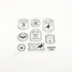 1pc Halloween Stamp Painting DIY Scrapbook Decoration Silicone Clear Stamp