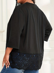 Casual Lace Patchwork Cardigan Jacket