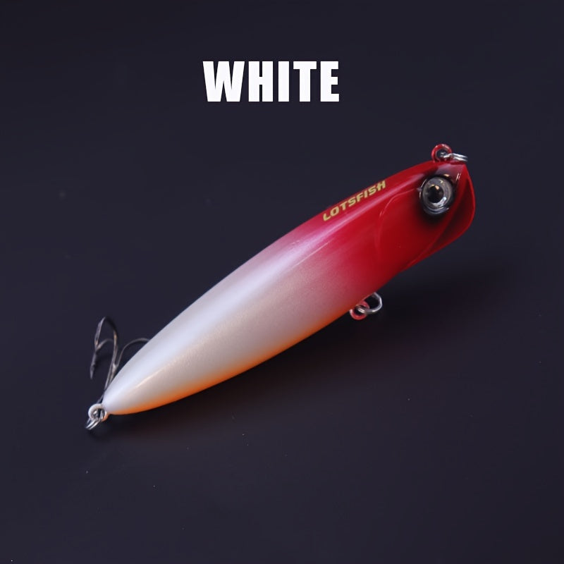 Floating Fishing Lure Plastic Bionic Bait Barbed Treble Hook