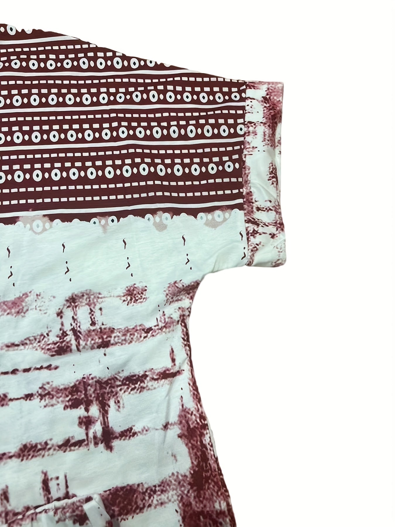 Graphic Print Tee & Shorts Set