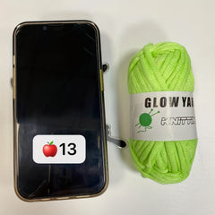 Polyester Luminous Filler Yarn Glow In The Dark Yarn for Crocheting and Knitting