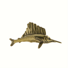 Brass Tuna Ornament Statue Copper Marine Life Antique Figurine