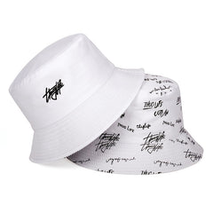 Thug Life Full Print Reversible Beach Hats for Men and Women