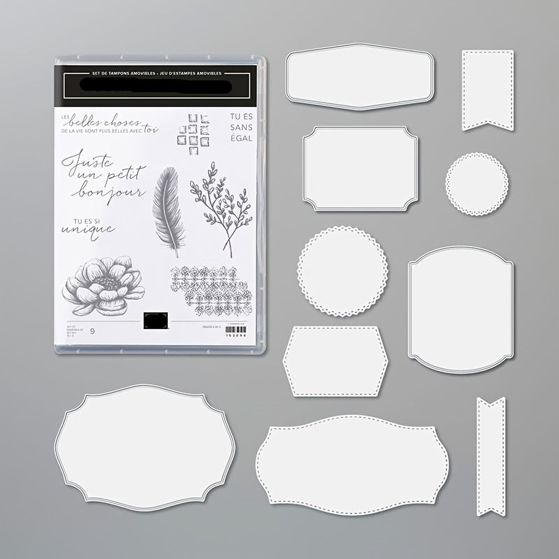 Flowers Metal Cutting Dies or Stamps Set for Greeting Card Scrapbooking Craft