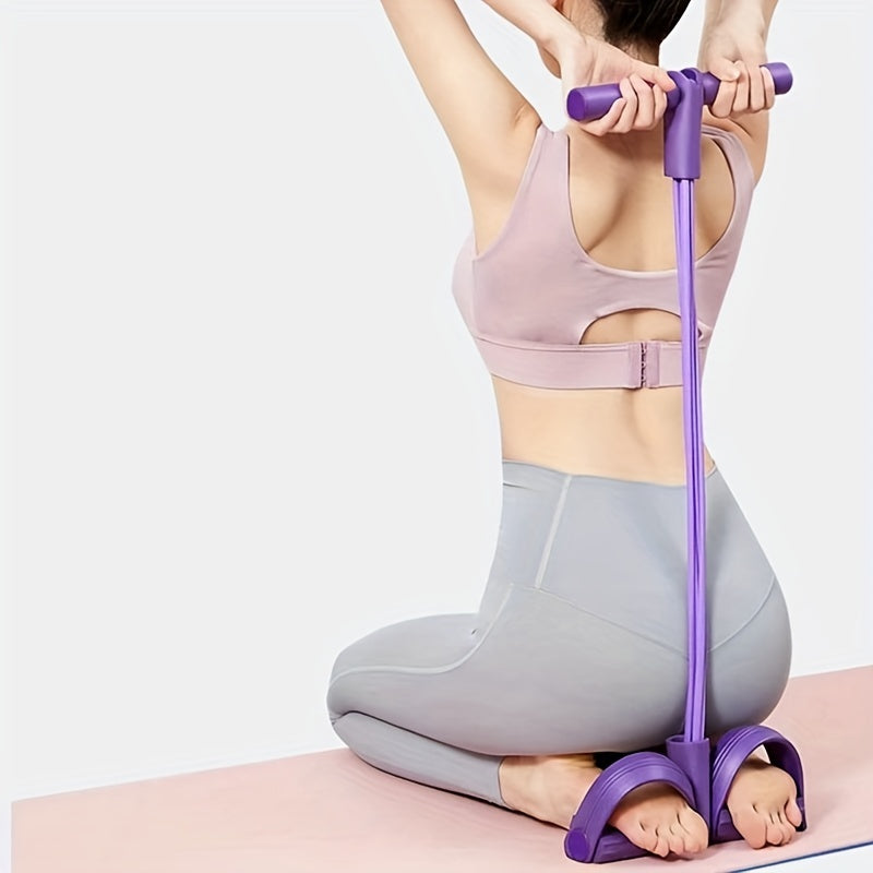 4 Tube Pedal Tension Rope for Full Body Workout
