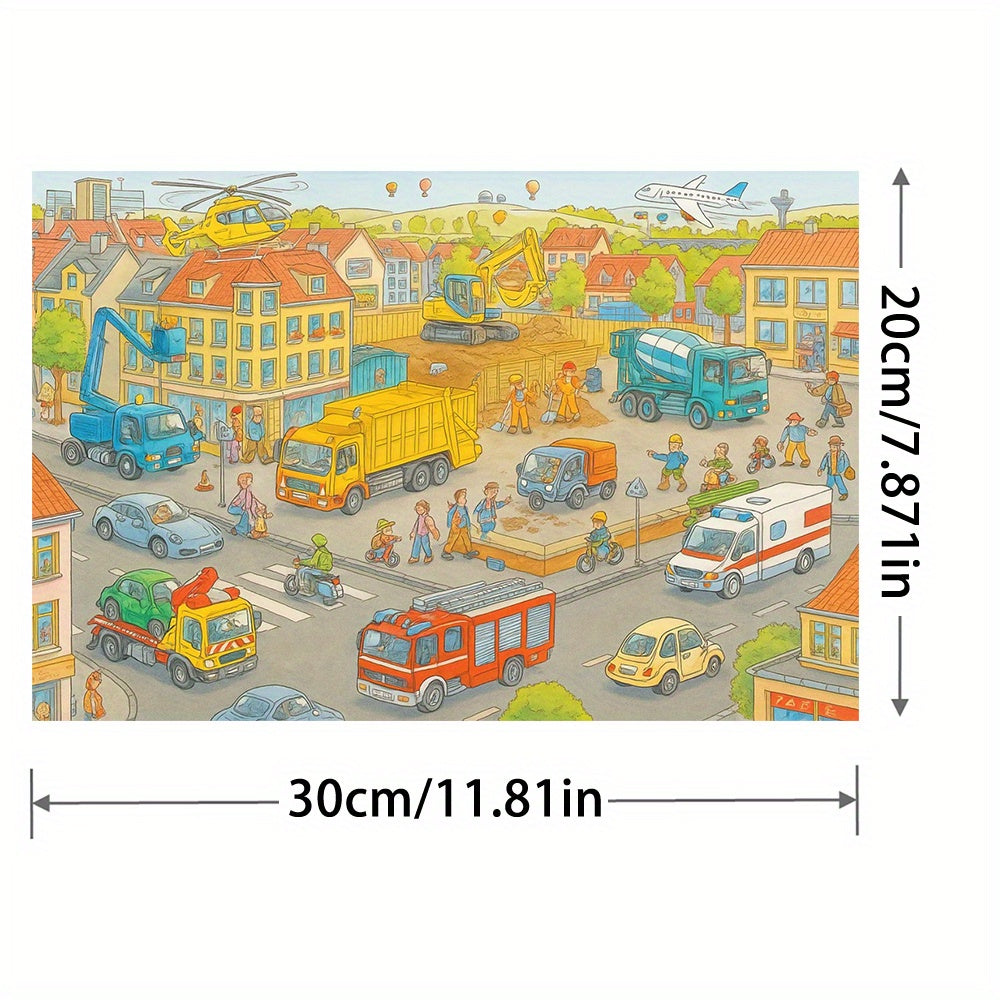 Colorful City Themed Diamond Painting Kit for Adults