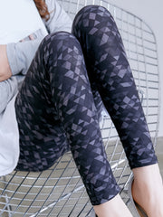Print Skinny Leggings Casual Stretchy Women's Clothing