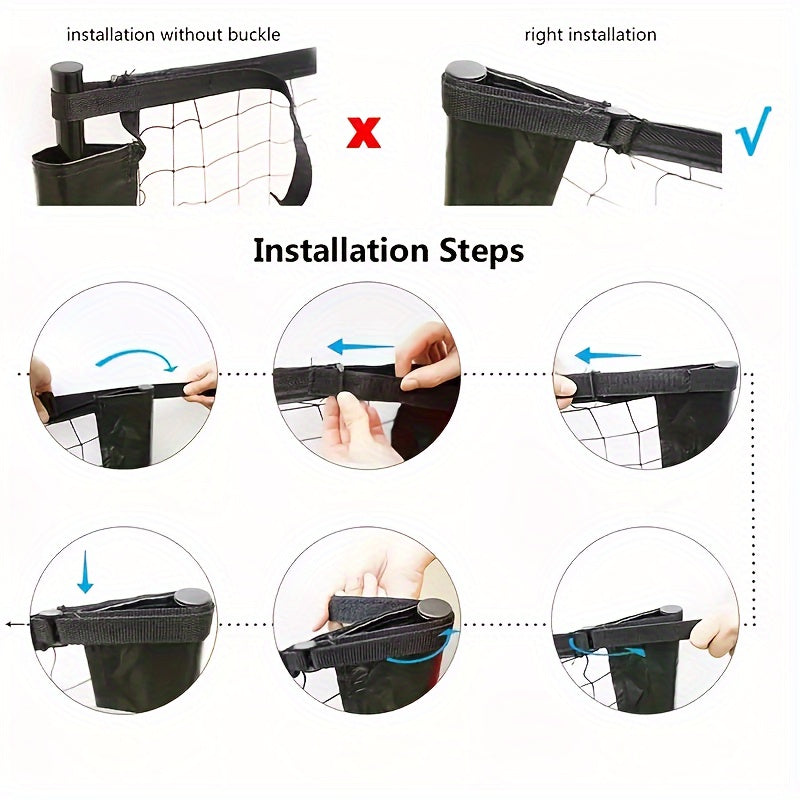 Portable Pickleball Net Frame with Replacement Net