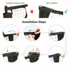 Portable Pickleball Net Frame with Replacement Net