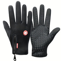 Winter Warm Fishing Gloves Windproof Waterproof Touch Screen Cycling Gloves