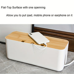 ABS Cable Management Box for Power Strips Extension Cords TV