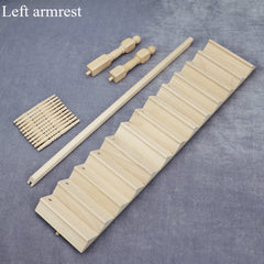 1:12 Dollhouse Mini Furniture Blank Staircase DIY Large Handrail Accessories