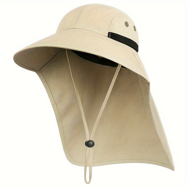Outdoor Folding Fisherman Hat With Sunshade for Camping Fishing