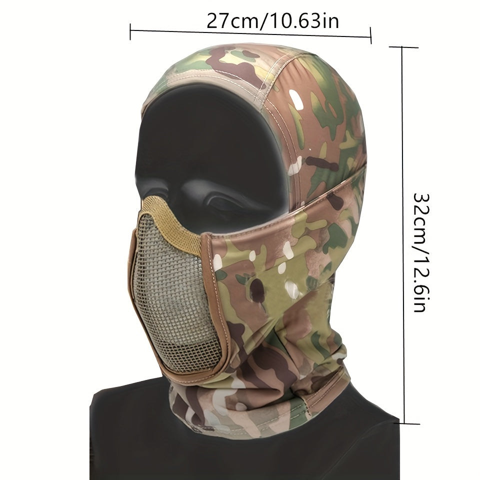 Full Face Mask Balaclava Cap Motorcycle Airsoft Paintball Headgear