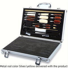 Portable Heavy Duty Cleaning Kit Rod Brass Bristles Brush For GK08