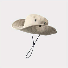 Sunshade Big Brim Cowboy Bucket Hat for Outdoor Sport