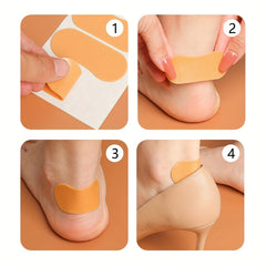 8pcs Waterproof Heel Protection Stickers