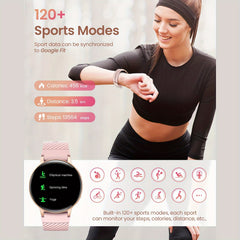 IP68 Waterproof Women's Smartwatch with Health Monitoring