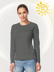 Women's Long Sleeve Shirts UPF50 Sun Protection Quick Dry