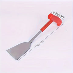 Small T-Shaped Spade Stainless Steel Weeding Trowel Lightweight Hand Tool