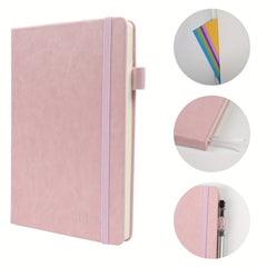 Dotted Notebook A5 192 Pages 120gsm PU Leather Multiple Colors