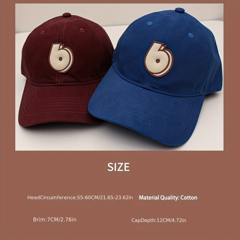 Retro Soft Top Hip Hop Cartoon Digital Baseball Cap Hand Wash Dry Clean