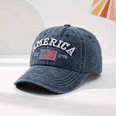 Embroidered National Flag Baseball Cap