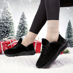 Plush Lined Fuzzy Soft Comfortable Running Shoes
