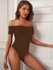 Sexy Off Shoulder Slim Bodysuit