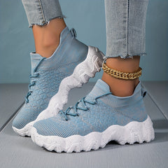 Women's Mesh Breathable Sports Shoes Lightweight Non slip Travel Shoes