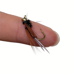 Brass Head Copper Nymph Stone Fly Fishing Bait Size 10