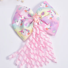 Adorable Unicorn Bow Tie & Ribbon Set for Girls