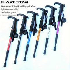 Durable Portable Ultra Light Retractable Dual Use Hiking Pole