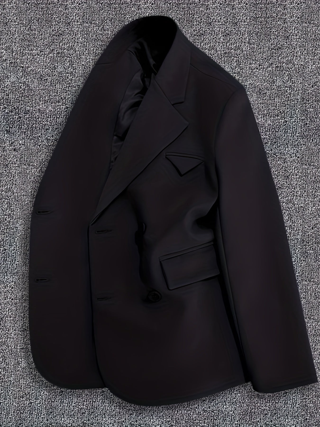 Double Breasted Lapel Blazer Long Sleeve Casual Work Office Outerwear
