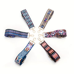 Geometric Pattern Ethnic Style Shoulder Strap Replacement Belt
