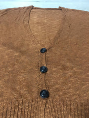 Button Up Long Sleeve Cardigan