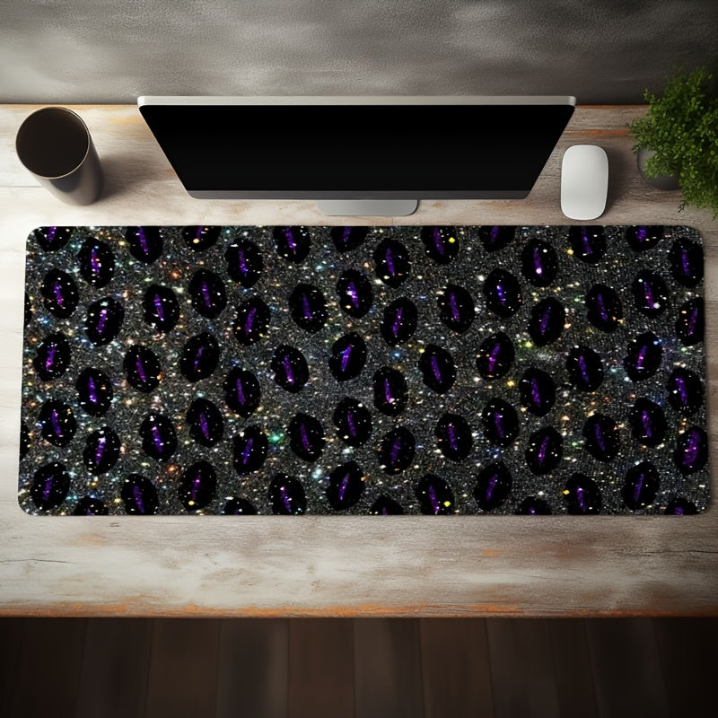 Purple Gem Mouse Pad Game Large Mouse Pad Desk Mat