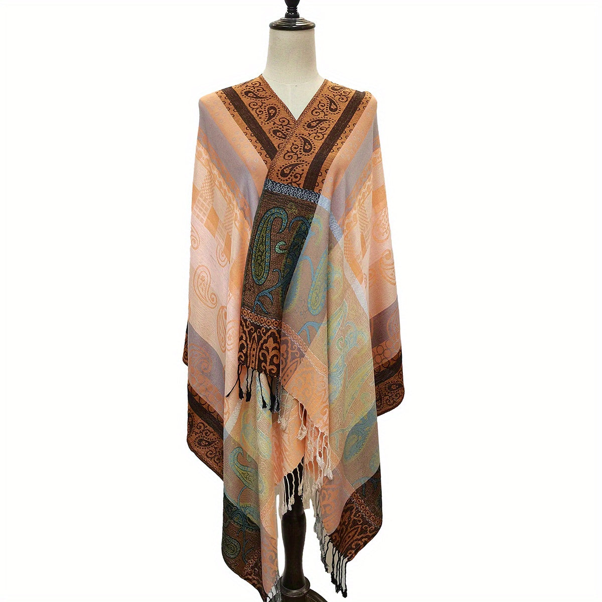 Colorful Plaid Pattern Scarf Viscose Scarves For Women & Girls