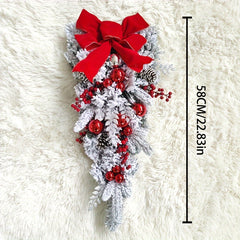 Christmas Wreath Door Hanger Holiday Decoration