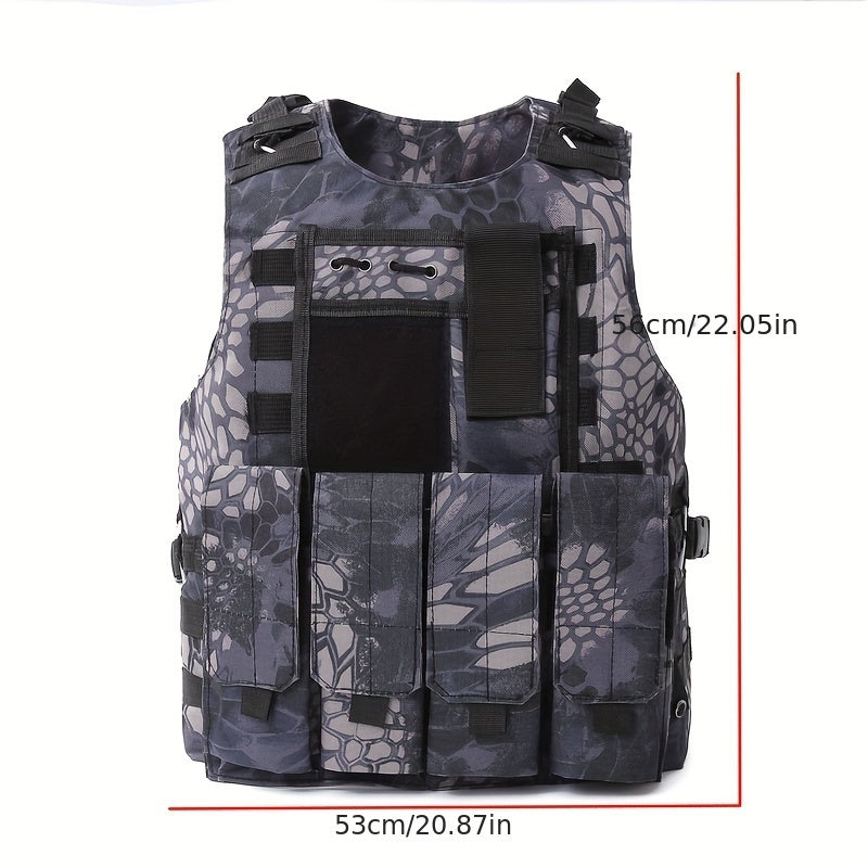 Multifunctional Camo Vest For Outdoor Activities